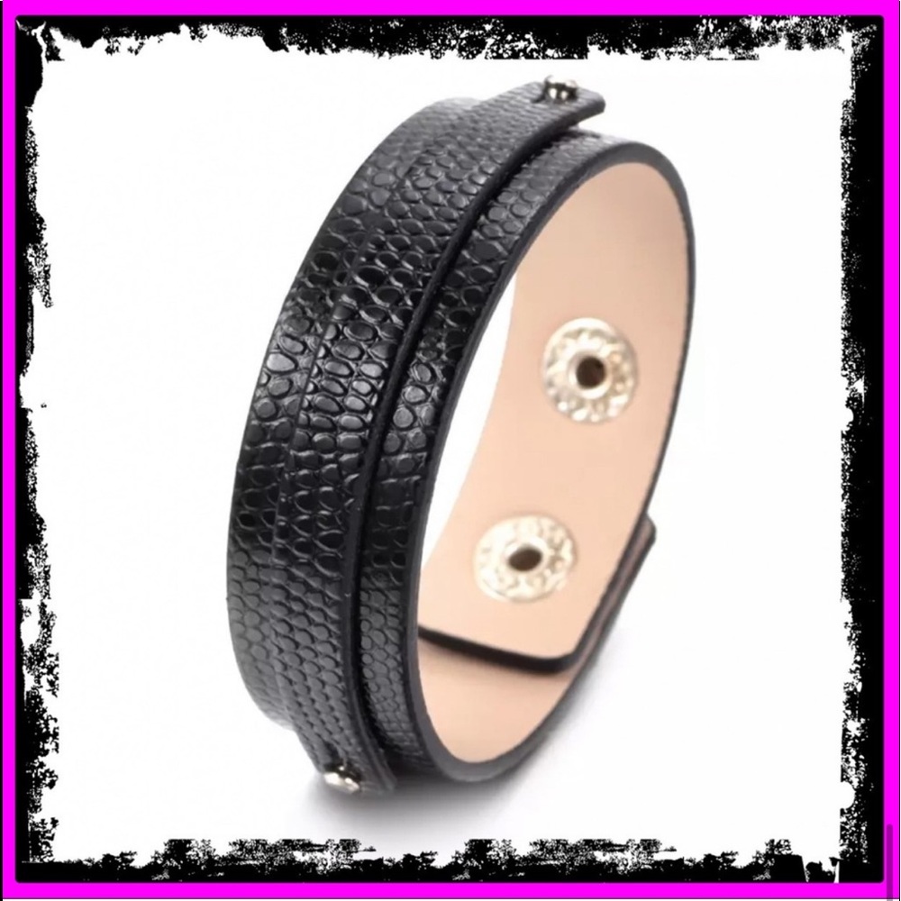 New Royal Beler 2022 DIY Charm Leather Bangle Snap Bracelet - Picture 7 of 10